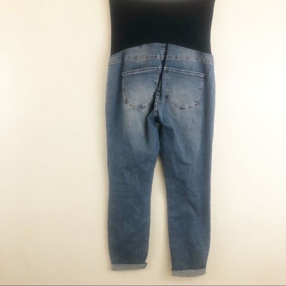 S.O.N.G. Maternity distress blue Jeans size M - Picture 4 of 6